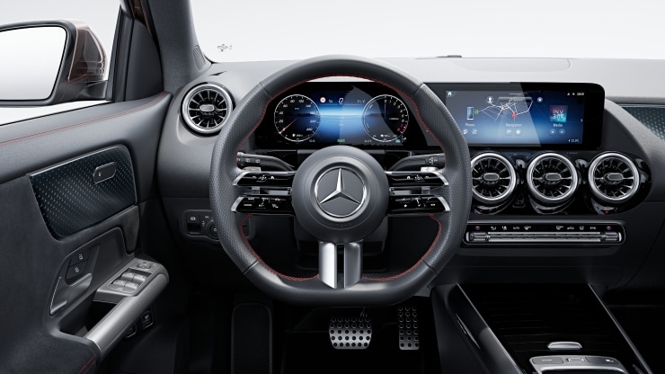 Multifunktions-Sportlenkrad in Leder Nappa 1