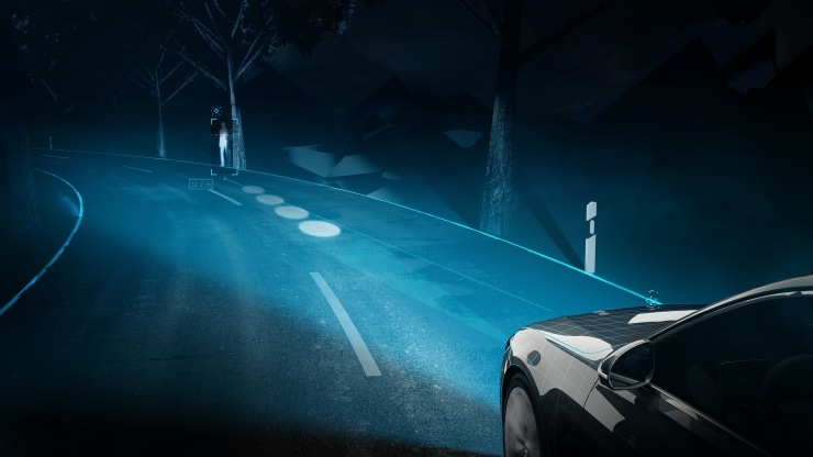 Fonctions de projection pour DIGITAL LIGHT avec services connect&eacute;s 7