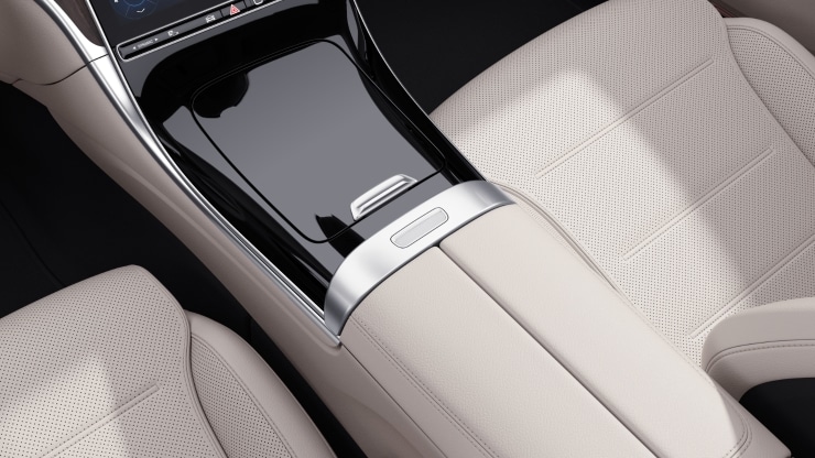 Console centrale noir brillant 1