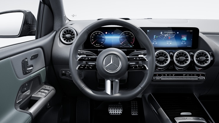 Multifunktions-Sportlenkrad in Leder Nappa Bild 1