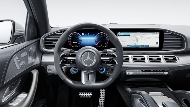 AMG Performance Lenkrad in Leder Nappa &sol; Mikrofaser MICROCUT Bild 1