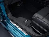 Mercedes-AMG CLA Coupé AMG illuminated door sills with "AMG" lettering and with exchangeable cover