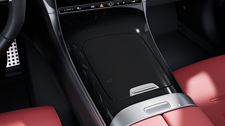 Mittelkonsole in Schwarz hochglänzend 1