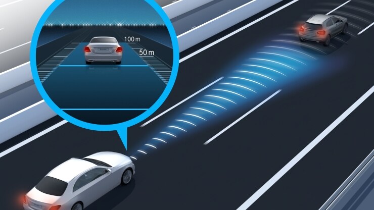 Service Connect&eacute; &colon; Pilote automatique de r&eacute;gulation de distance actif DISTRONIC Image 1
