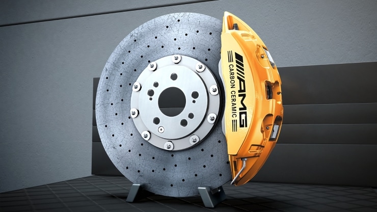 AMG Keramik Hochleistungs-Verbundbremsanlage 1