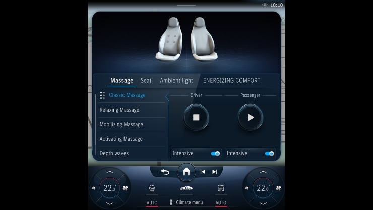 Ecran central OLED 7