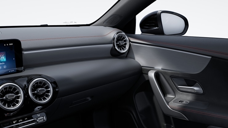 Zierelemente Aluminium mit L&auml;ngsschliff hell 2