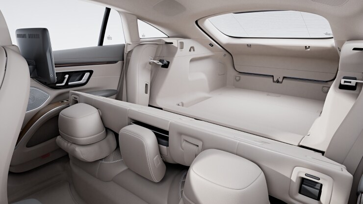 Sitzlehnen im Fond klappbar 3