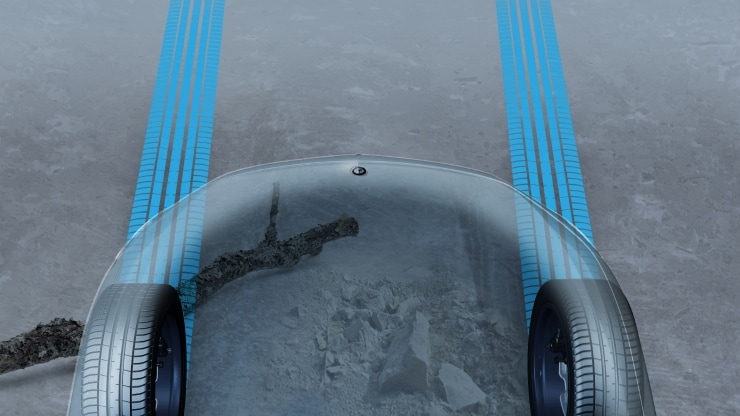 Transparente Motorhaube Bild 1