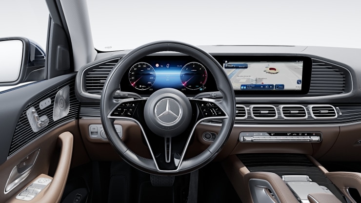 Multifunktions-Lenkrad in Holz-Leder-Ausf&uuml;hrung Bild 1