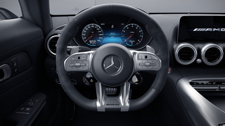 AMG Performance Lenkrad in Leder Nappa &sol; Mikrofaser MICROCUT Bild 1
