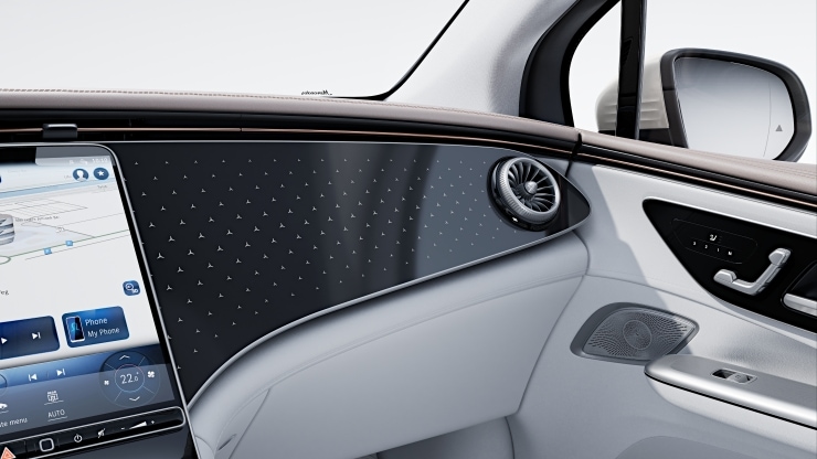 Zierelemente Lasercut hinterleuchtet mit Mercedes-Benz Pattern Bild 1