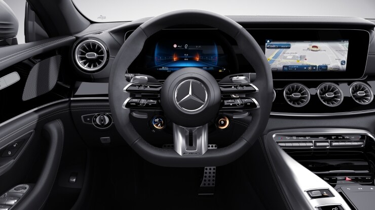 AMG Performance Lenkrad in Leder Nappa &sol; Mikrofaser MICROCUT Bild 1