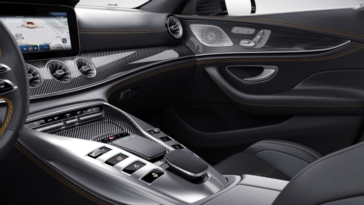 Inserts décoratifs AMG en carbone 1