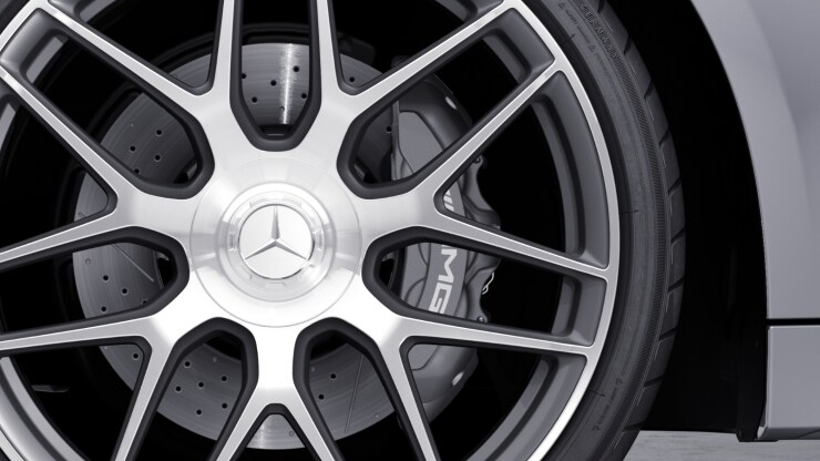 Bremss&auml;ttel silberfarben lackiert Bild 1