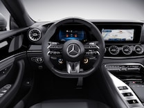 Mercedes-AMG GT 4-Door Coupé AMG steering wheel buttons