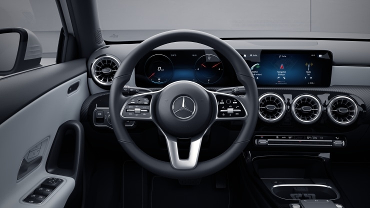 Multifunktions-Sportlenkrad in Leder Bild 1