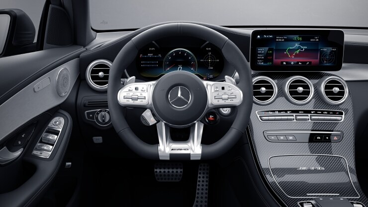 AMG Performance Lenkrad in Leder Nappa &sol; Mikrofaser MICROCUT 2