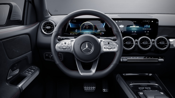 Multifunktions-Sportlenkrad in Leder Nappa 1