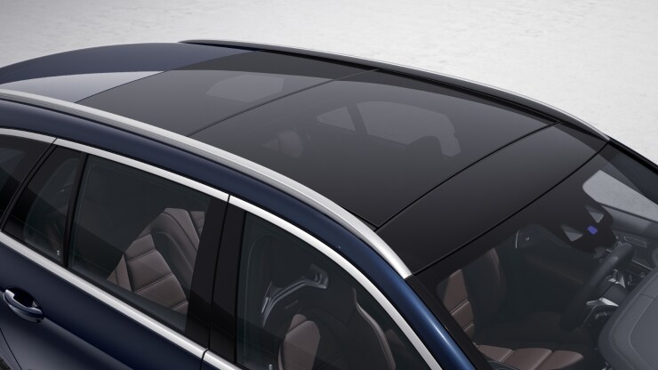 Dachreling in poliertem Aluminium 2