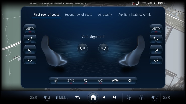 Climatisation automatique THERMOTRONIC &agrave; 4 zones 2