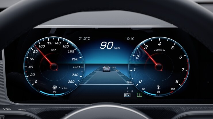 Digitales Extra&colon; Aktiver Abstands-Assistent DISTRONIC 2