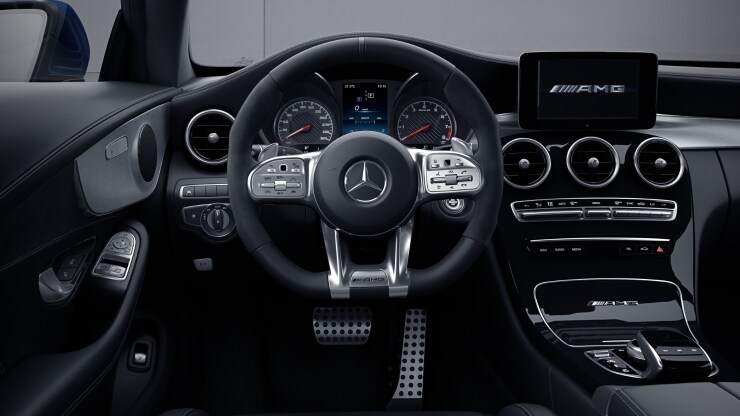 AMG Performance Lenkrad in Leder Nappa &sol; Mikrofaser MICROCUT 2