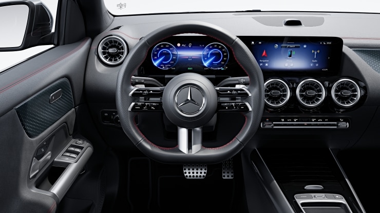 Volant sport multifonctions en cuir Nappa Image 1