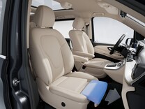 V-Class  Seat cushion length adjustment, co-driver