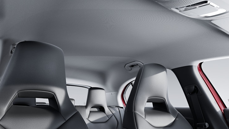 Techo interior de tela gris cristal 1