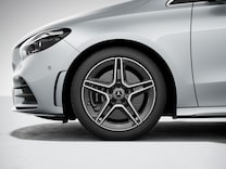 B-Klasse Bremsanlage mit größeren Bremsscheiben an der Vorderachse