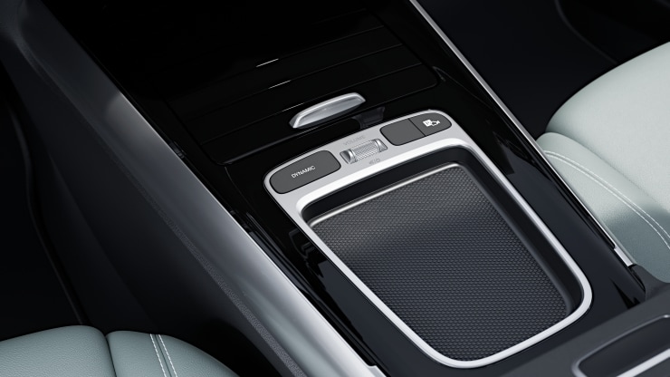 Vide-poche sur la console centrale avec couvercle &agrave; enrouleur Image 1