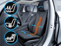 EQS Limousine Multikontursitze für Fahrer und Beifahrer