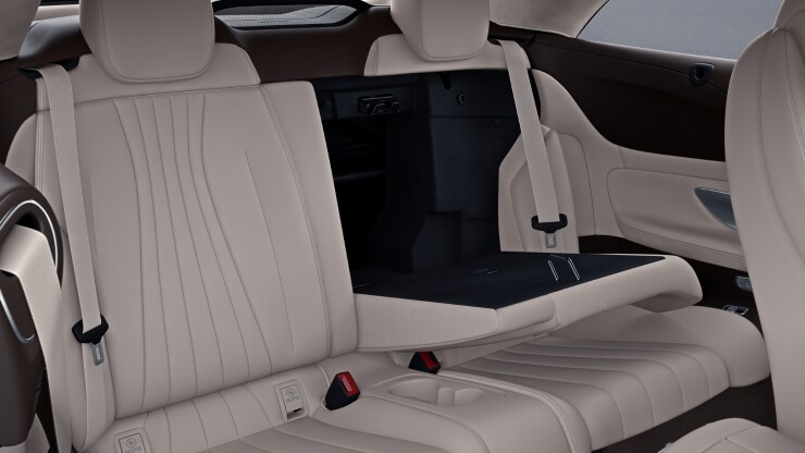 Sitzlehnen im Fond klappbar 2