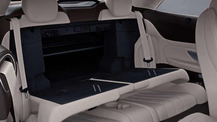 Sitzlehnen im Fond klappbar 3