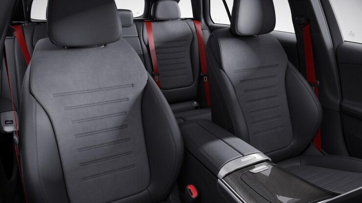 Sicherheitsgurte in Rot 1