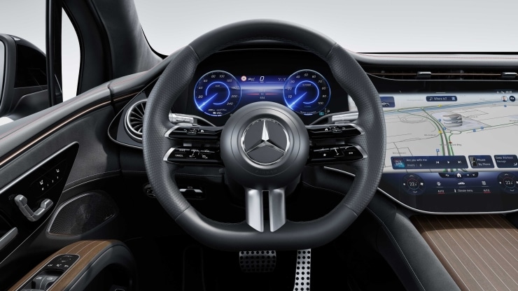 Multifunktions-Sportlenkrad in Leder Nappa Bild 1