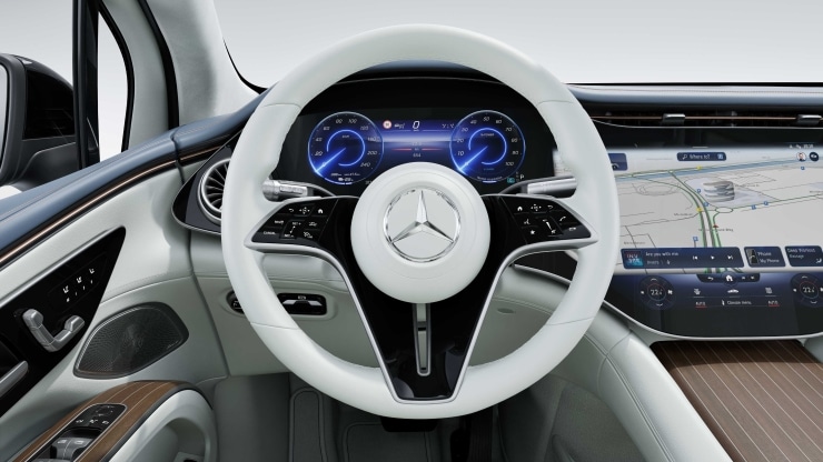 Multifunktionslenkrad in Leder Nappa Bild 1