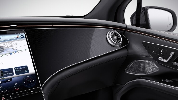 Zierelemente Feinstrukturoptik schwarz 1