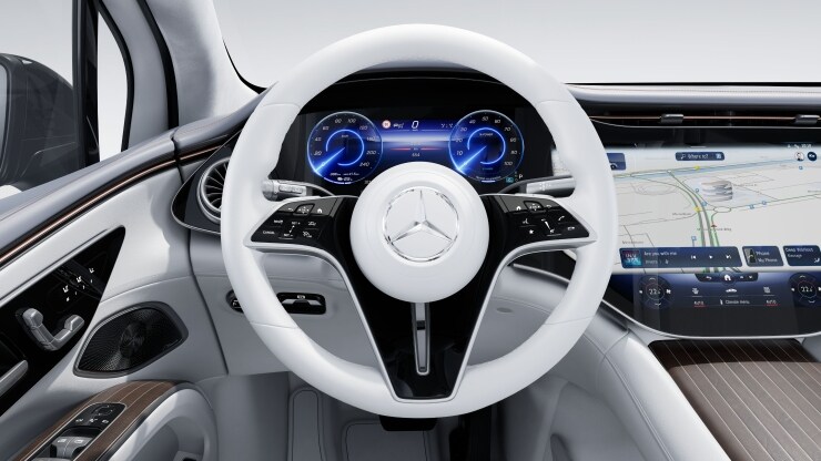 Multifunktions-Lenkrad in Leder Nappa 1