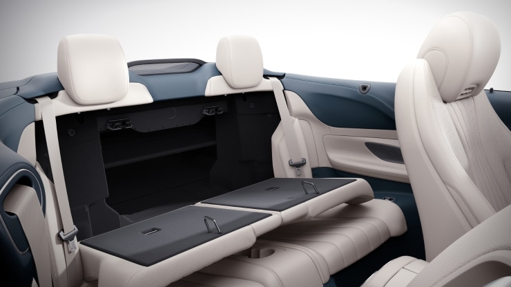 Sitzlehnen im Fond klappbar Bild 1