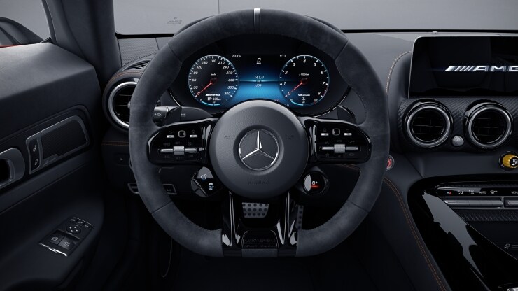 AMG Performance Lenkrad in Mikrofaser DINAMICA Bild 1