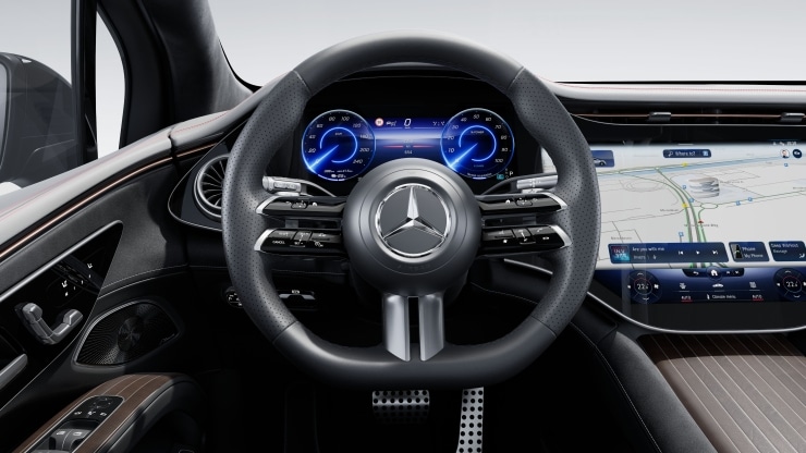 Multifunktions-Sportlenkrad in Leder Nappa 1