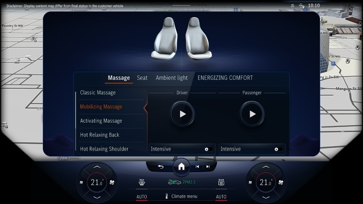 Multikontursitze f&uuml;r Fahrer und Beifahrer 2