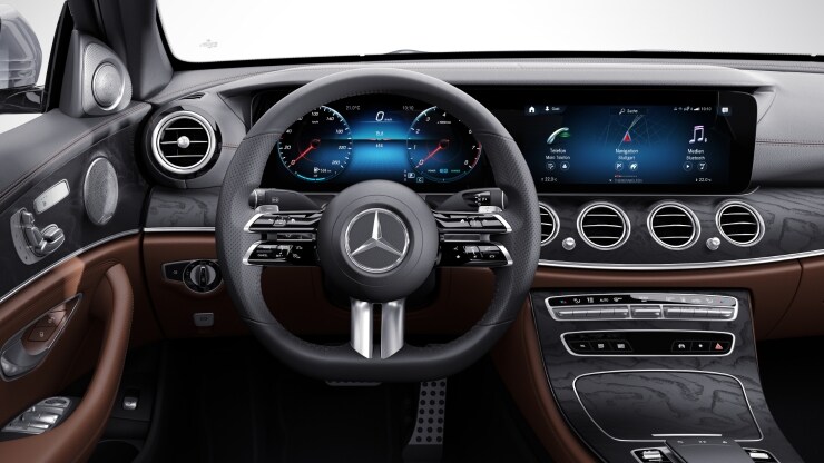 Multifunktions-Sportlenkrad in Leder Nappa Bild 1