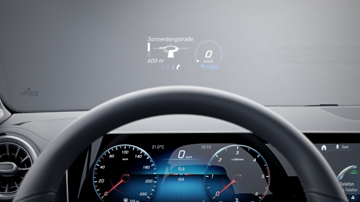 Head-up-Display Bild 1