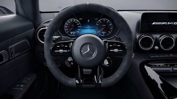 AMG Performance Lenkrad in Mikrofaser DINAMICA Bild 1