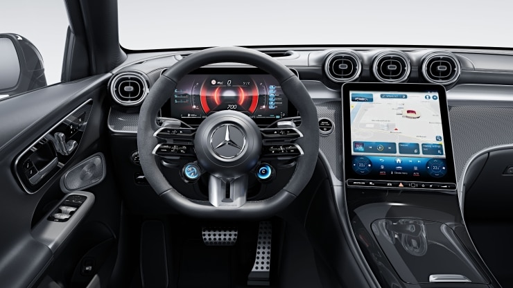 AMG Performance Lenkrad in Leder Nappa &sol; Mikrofaser MICROCUT Bild 1