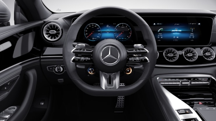 Volant Performance AMG en cuir Nappa&sol;microfibre MICROCUT Image 1