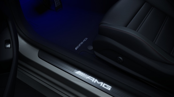 Einstiegsleisten mit "AMG" Schriftzug&comma; beleuchtet Bild 1